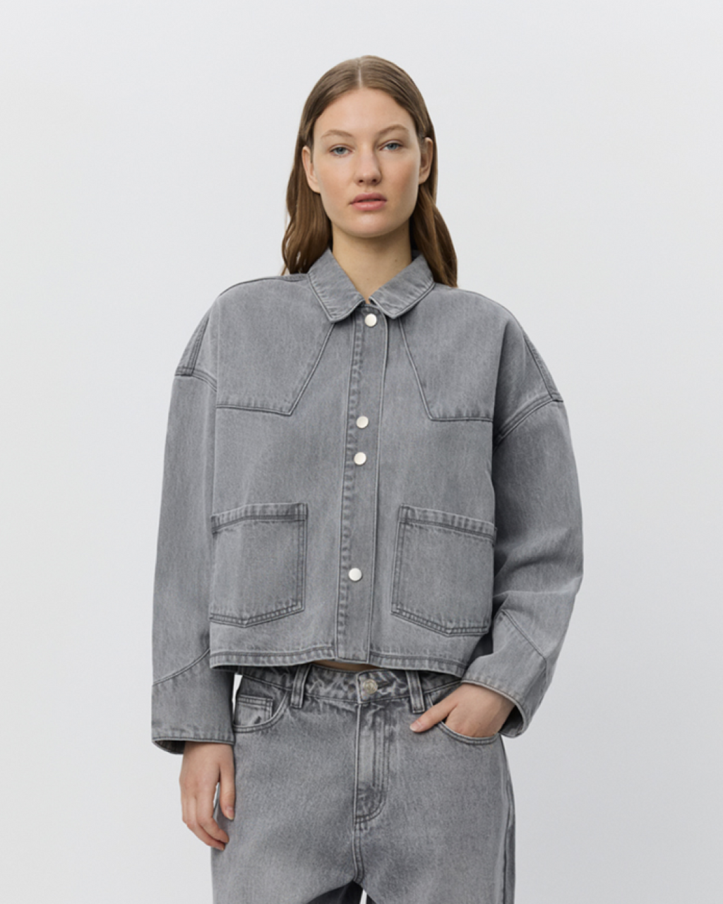 AMAYASW JACKET Jakke - 8052 Stone Grey | Sofie Schnoor