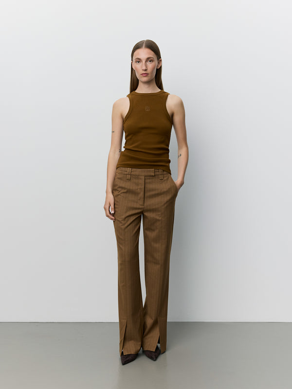 AMILASW PINSTRIPE TROUSERS