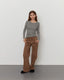 AMYSW TROUSERS - Brown