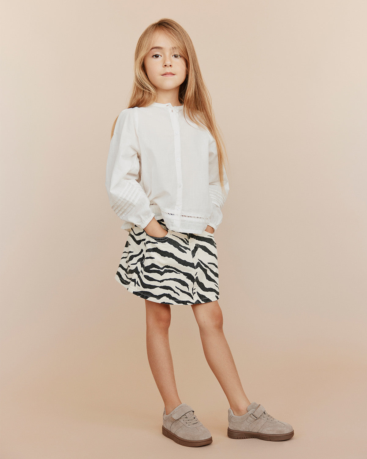 Sofie Schnoor KIDS ANASK NEDERDEL Nederdel 9134 Zebra