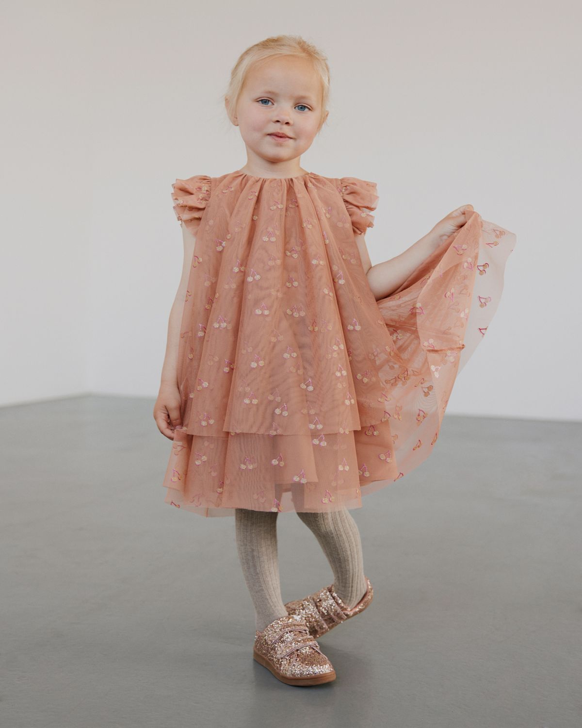 Sofie Schnoor KIDS ANDREASK DRESS Dress 7121 Rosy brown