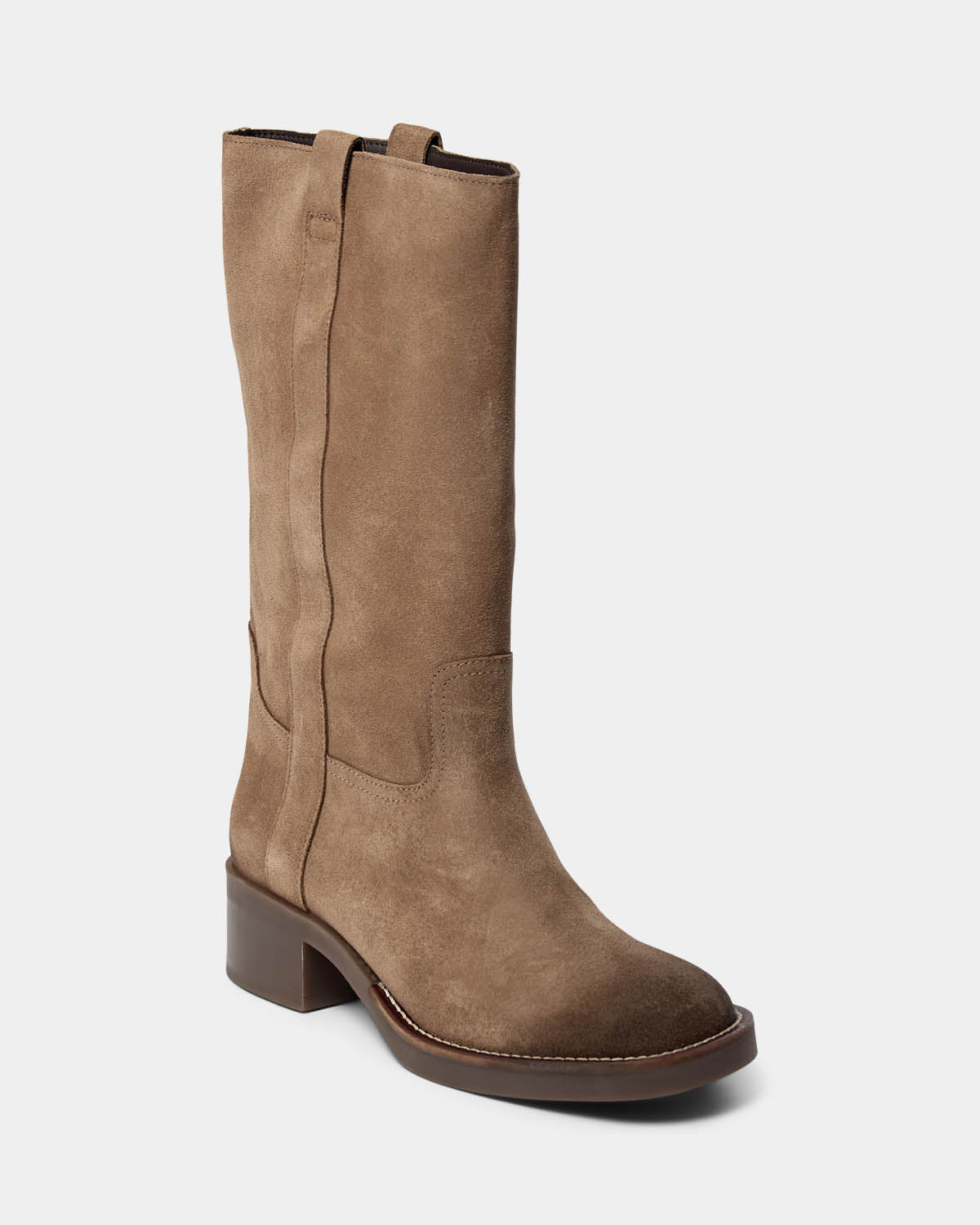 Sofie Schnoor WOMEN ANKLE HIGH SUEDE BOOT Støvle 7042 Dark sand