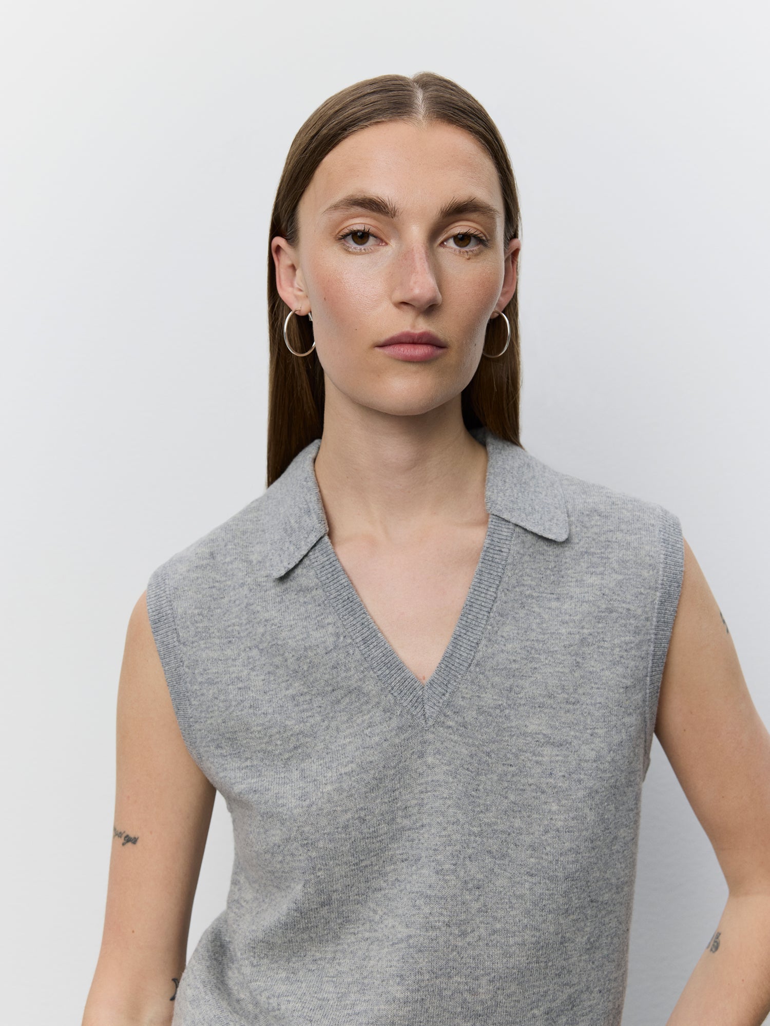 Sofie Schnoor WOMEN APPLESW VEST Vest 8010 Grey melange