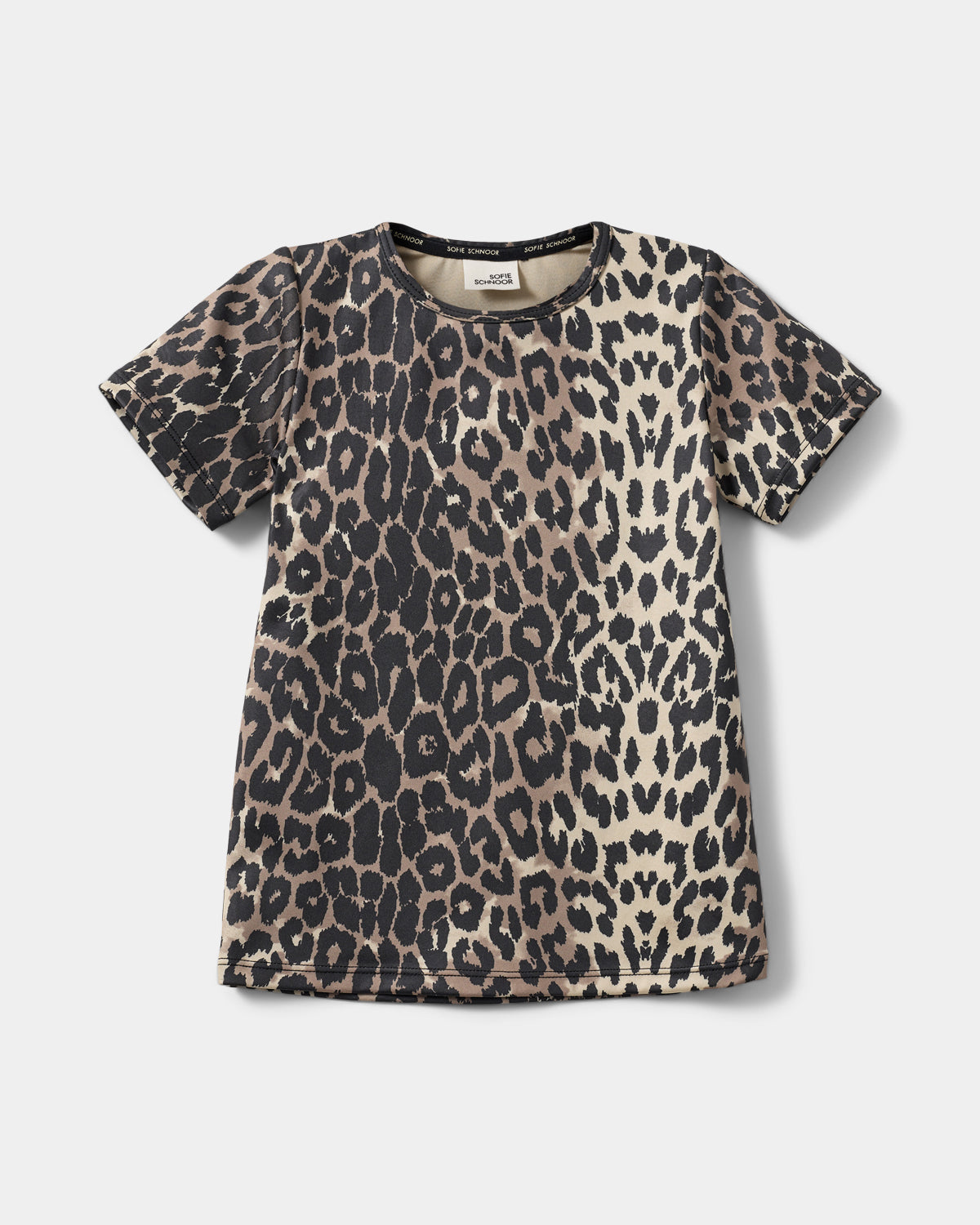 Sofie Schnoor KIDS ASITASK T-SHIRT T-shirt 9086 Light brown leopard