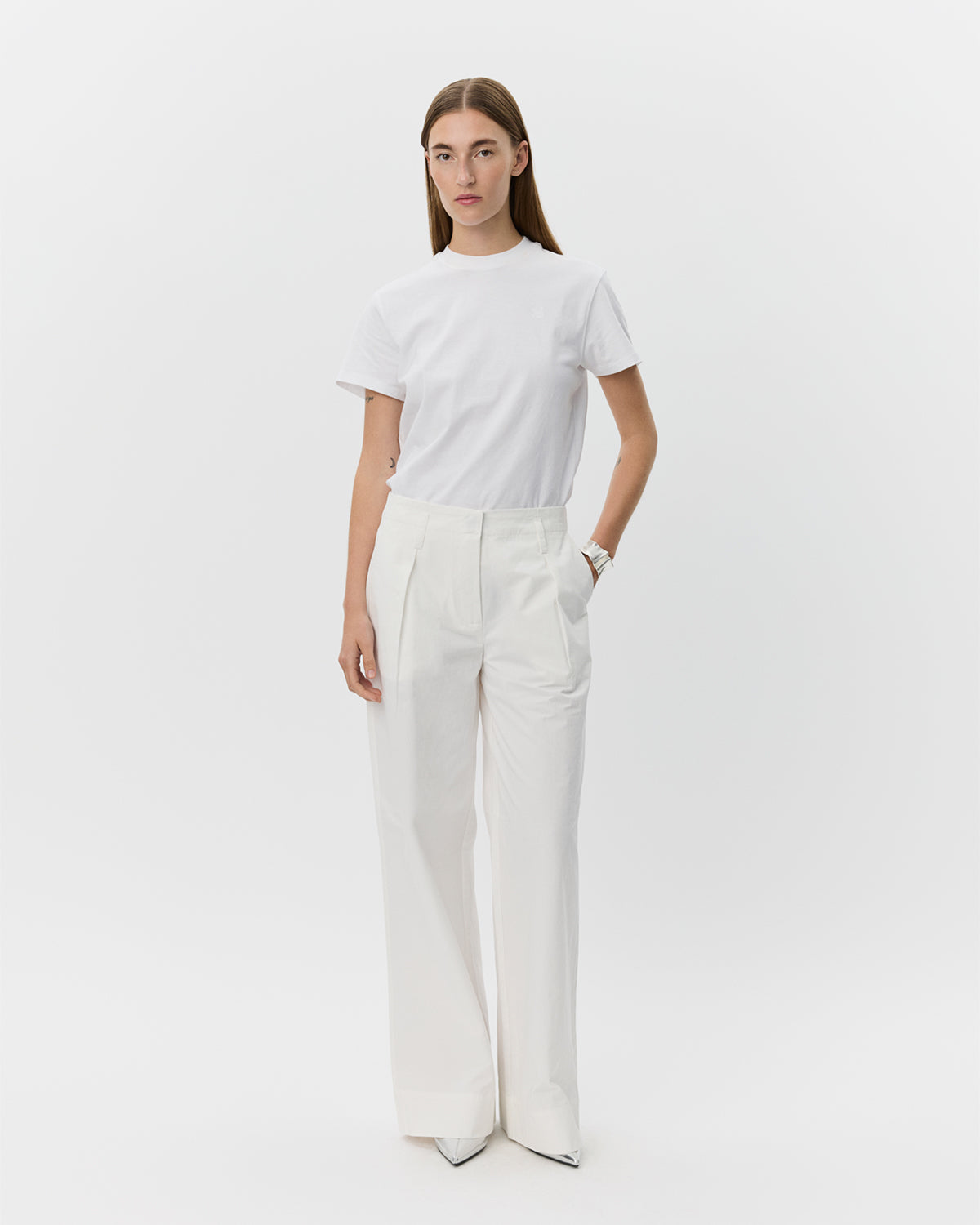 Sofie Schnoor WOMEN ATHENASW TROUSERS Trousers 0101 Off white