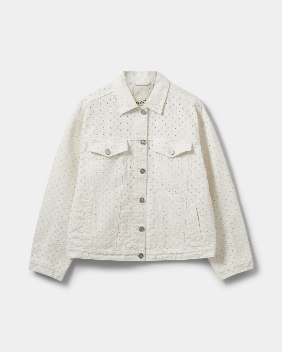 Sofie Schnoor WOMEN AUDREYSW OVERSIZE DENIM JAKKE Jakke 0101 Off white