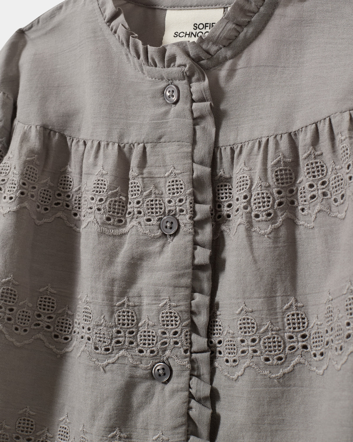 Sofie Schnoor KIDS AylinKB Skjorte Skjorte 8052 Stone Grey