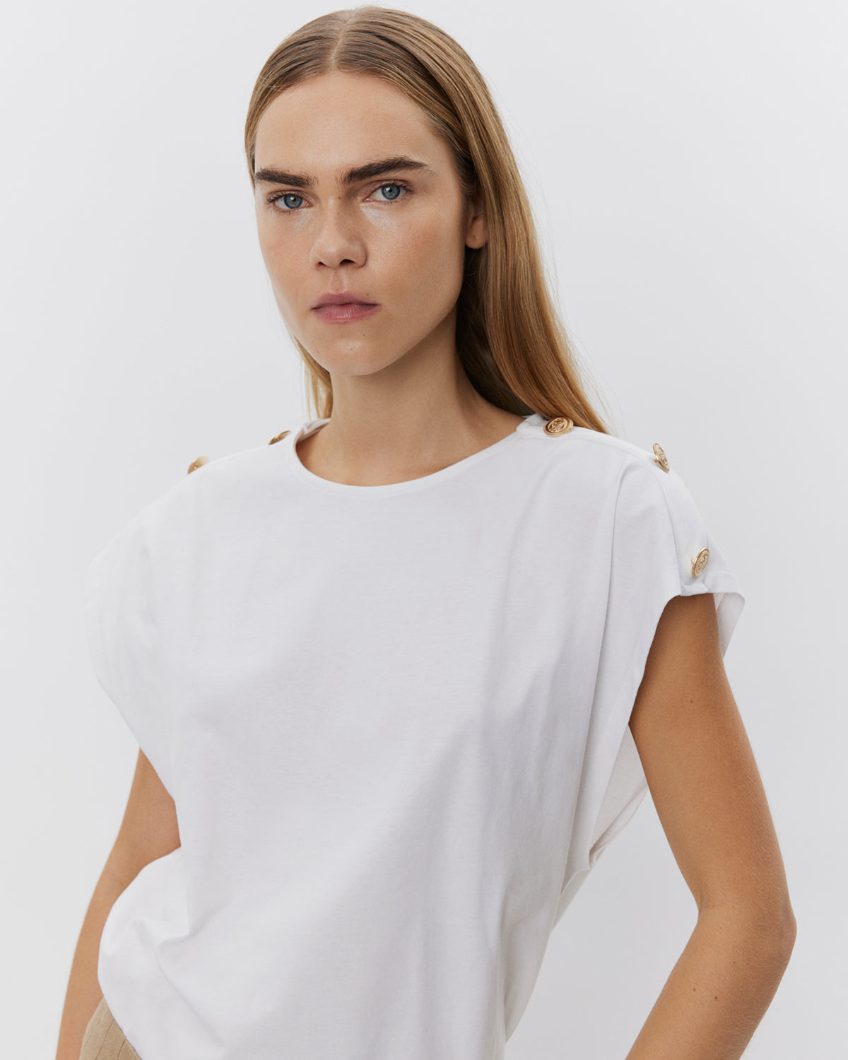 Sofie Schnoor WOMEN BAYSW T-SHIRT T-shirt 0132 Brilliant White