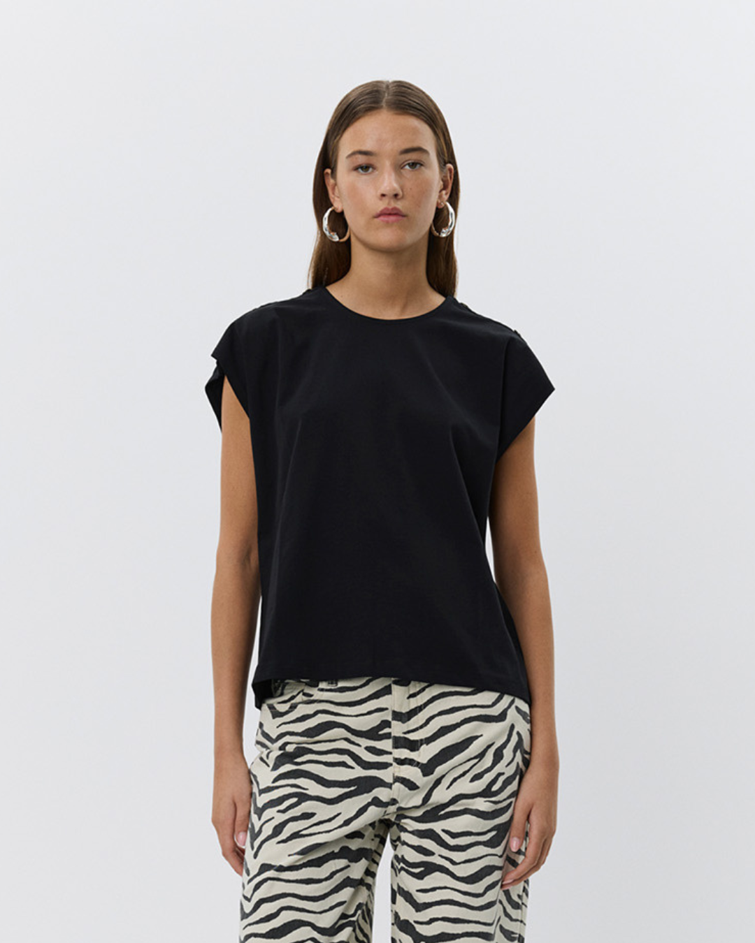 Sofie Schnoor WOMEN BAYSW T-SHIRT T-shirt 1008 Black w silver
