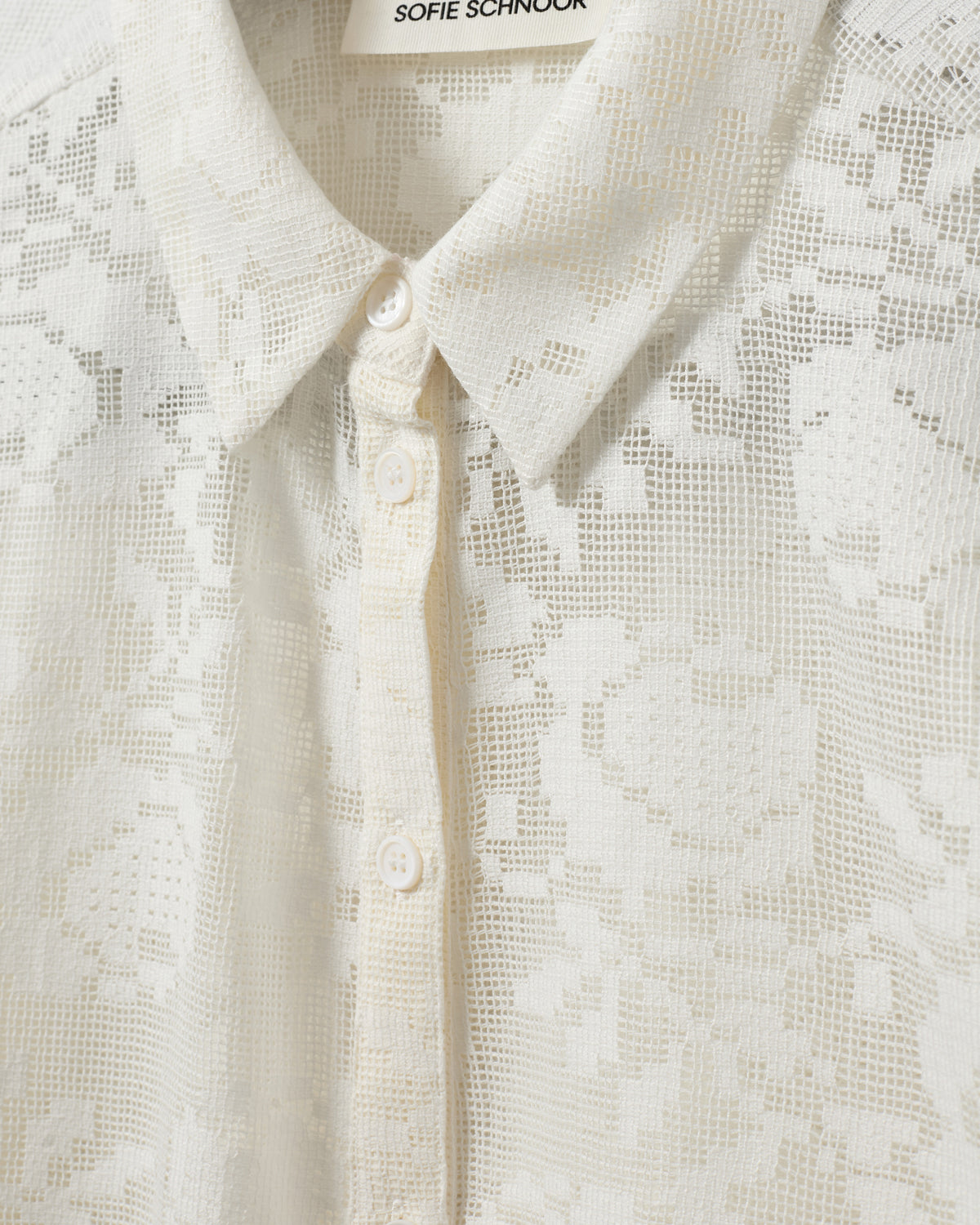 Sofie Schnoor WOMEN BEASW SKJORTE Skjorte 0101 Off white