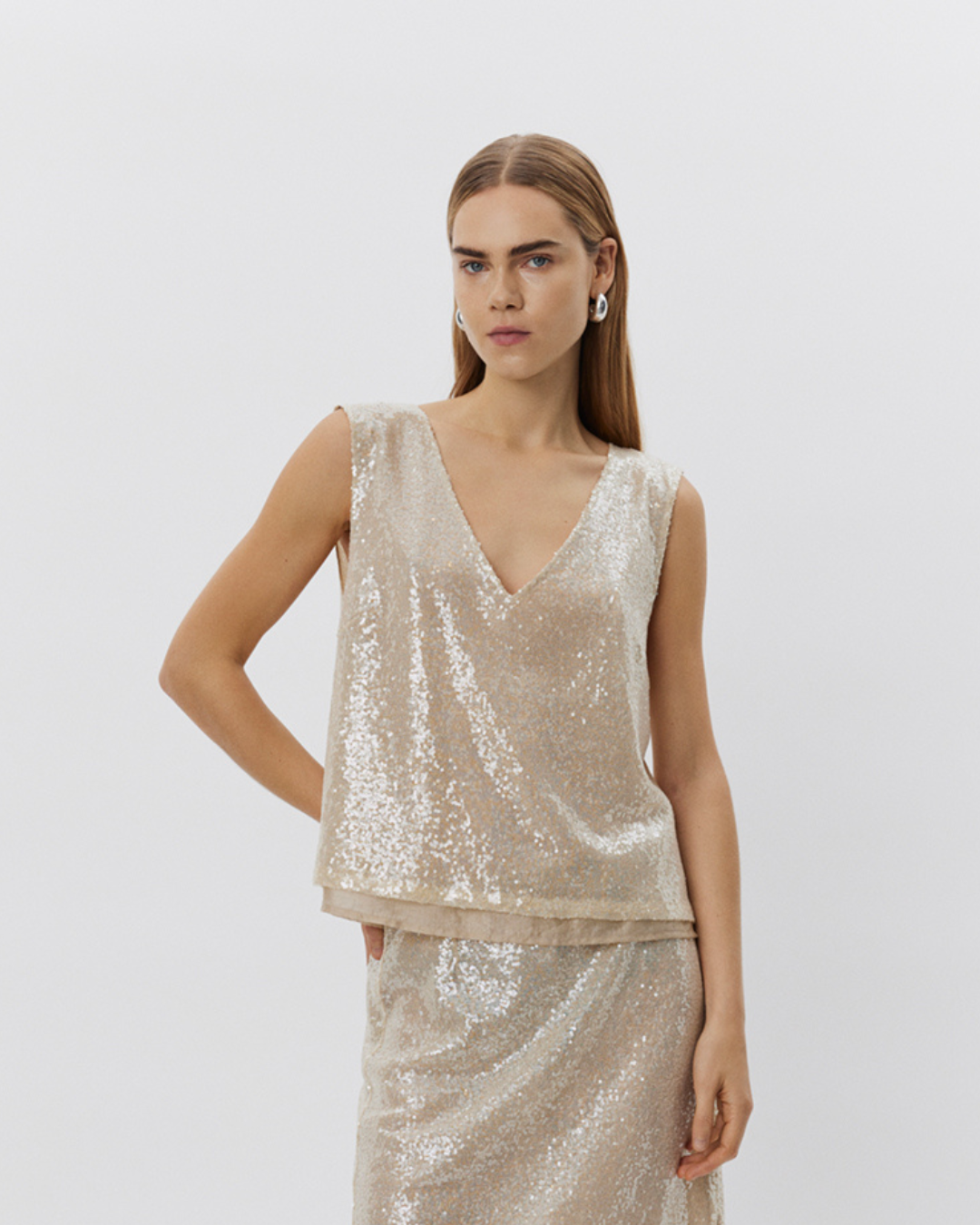 Sofie Schnoor WOMEN BEATASW TOP Top 7015 Beige