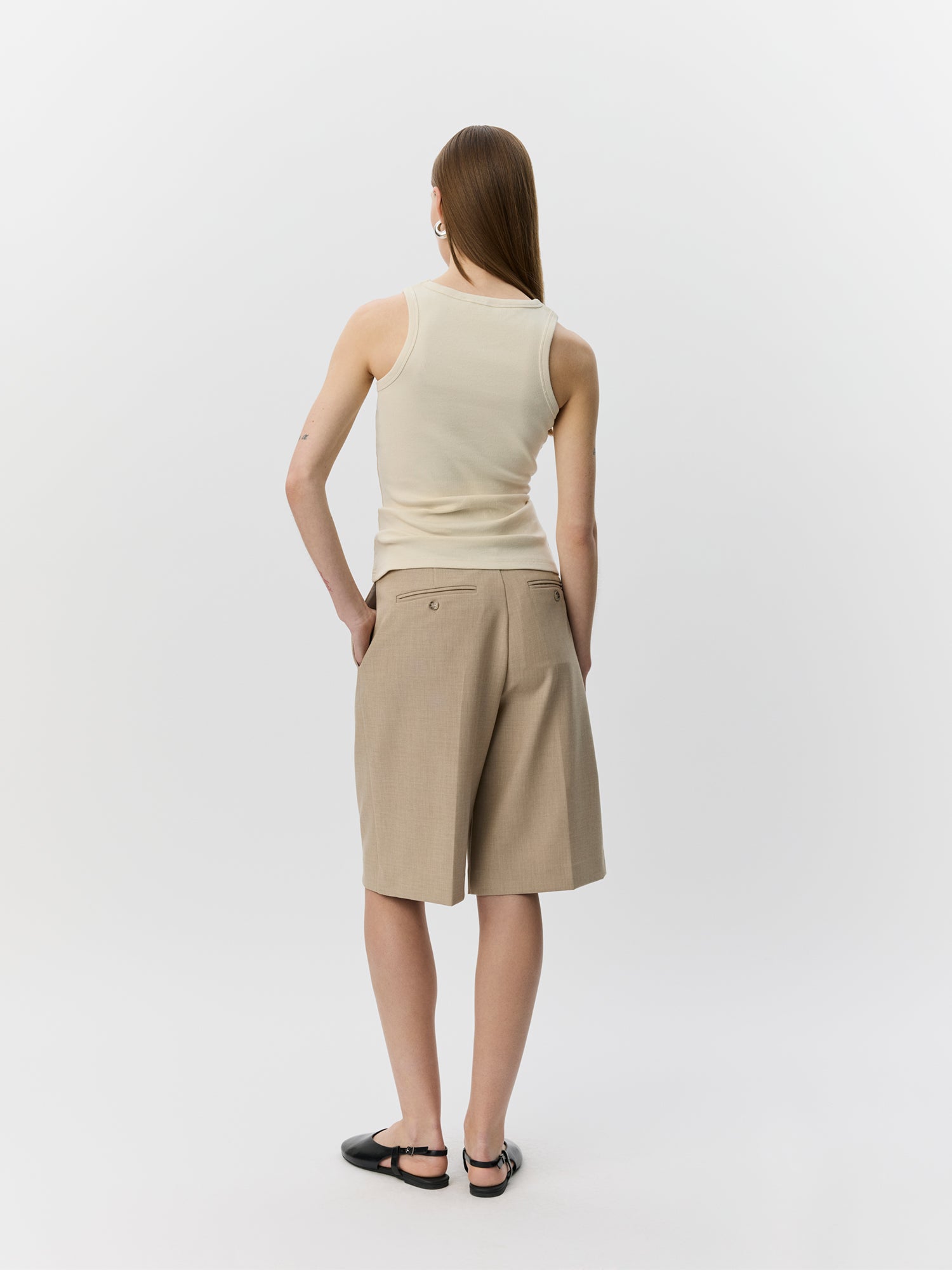 Sofie Schnoor WOMEN BECASW RIB TANK TOP Top 0159 Cream White