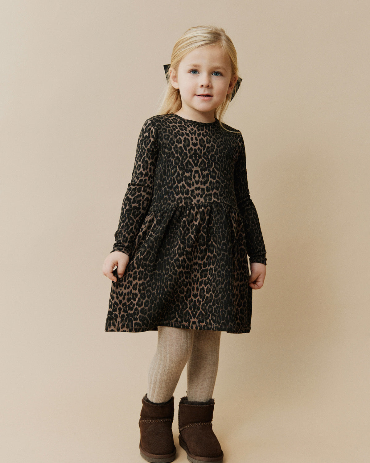 Sofie Schnoor KIDS BERRASK DRESS Dress 9136 AOP Leopard