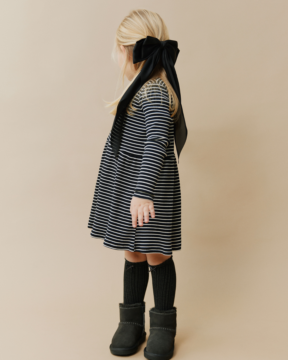 Sofie Schnoor KIDS BERRASK DRESS Dress 1017 Black striped