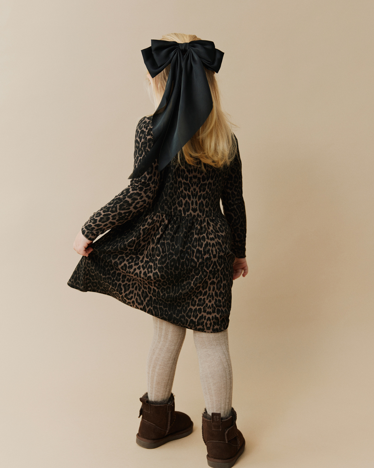 Sofie Schnoor KIDS BERRASK KJOLE Kjole 9136 AOP Leopard