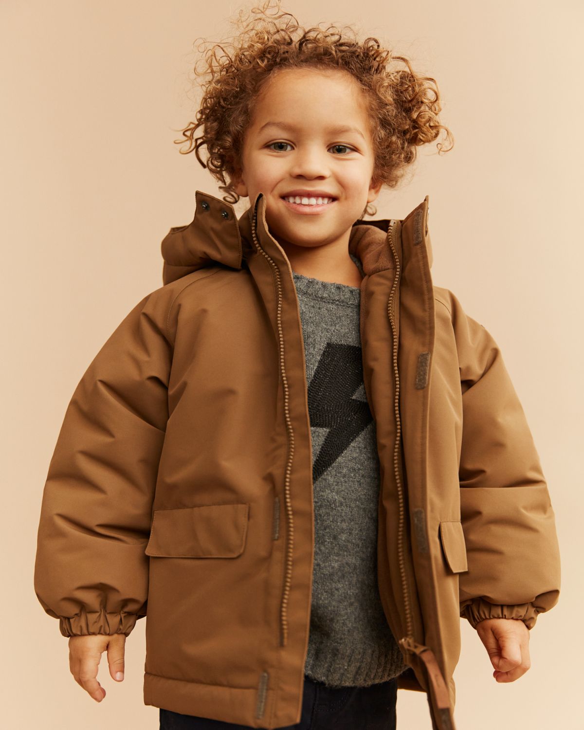 Sofie Schnoor KIDS BILLIESK JACKET Jacket 7096 Dusty brown