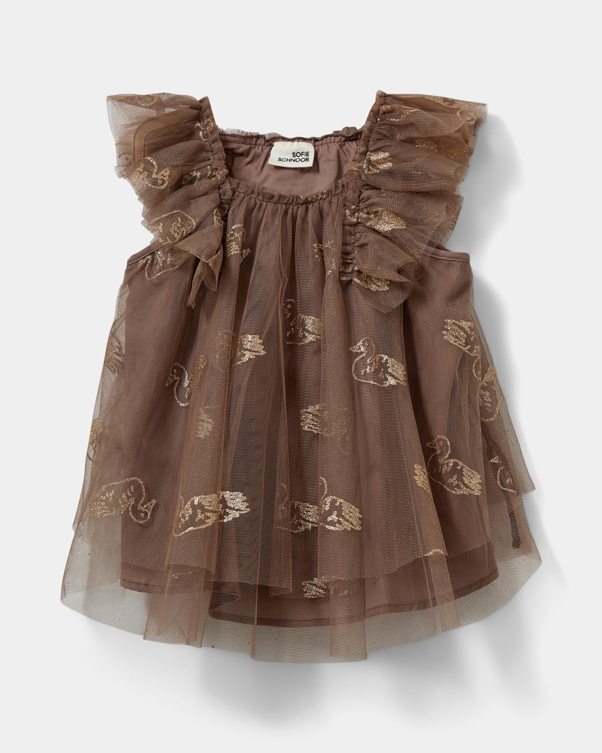 Sofie Schnoor BABY BLOSSOMSB KJOLE Kjole 7125 Brown