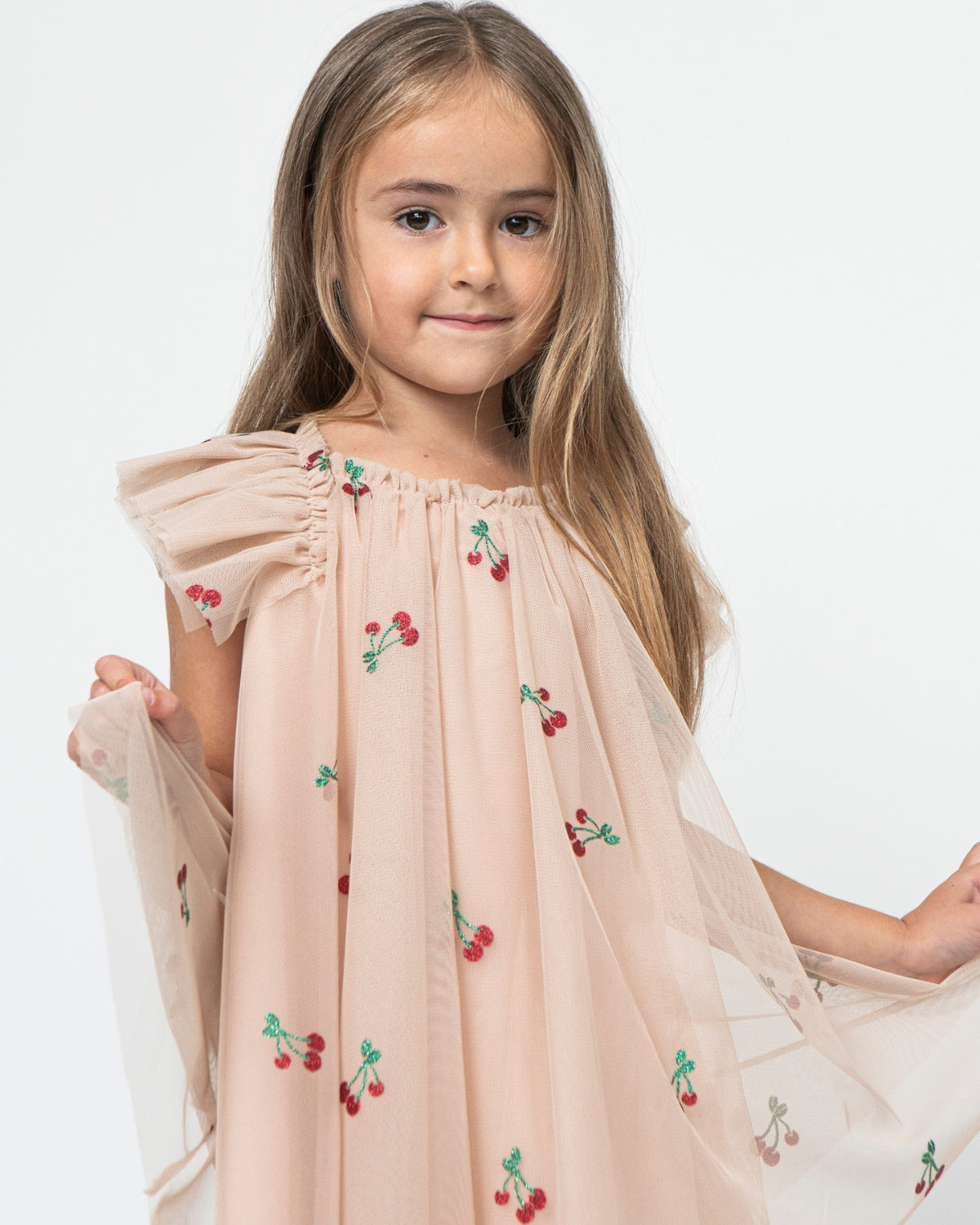 Sofie Schnoor KIDS BLOSSOMSK DRESS Dress 4068 Light rose