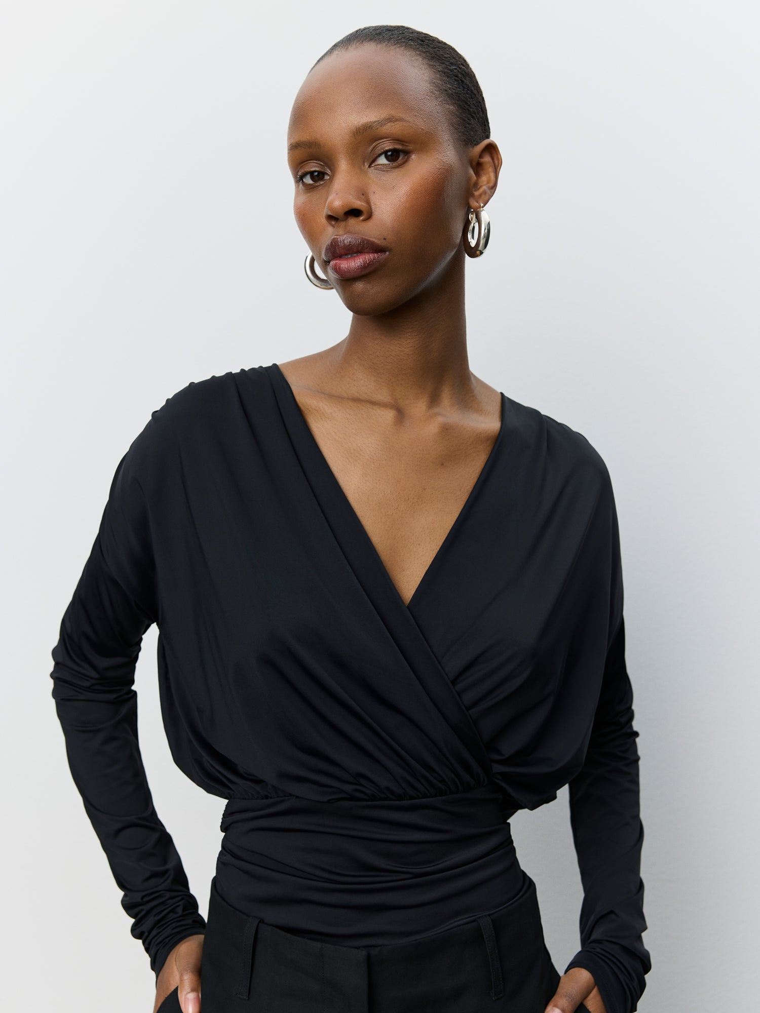 Sofie Schnoor WOMEN BRIANNASW LANGÆRMET BLUSE Bluse 1000 Black