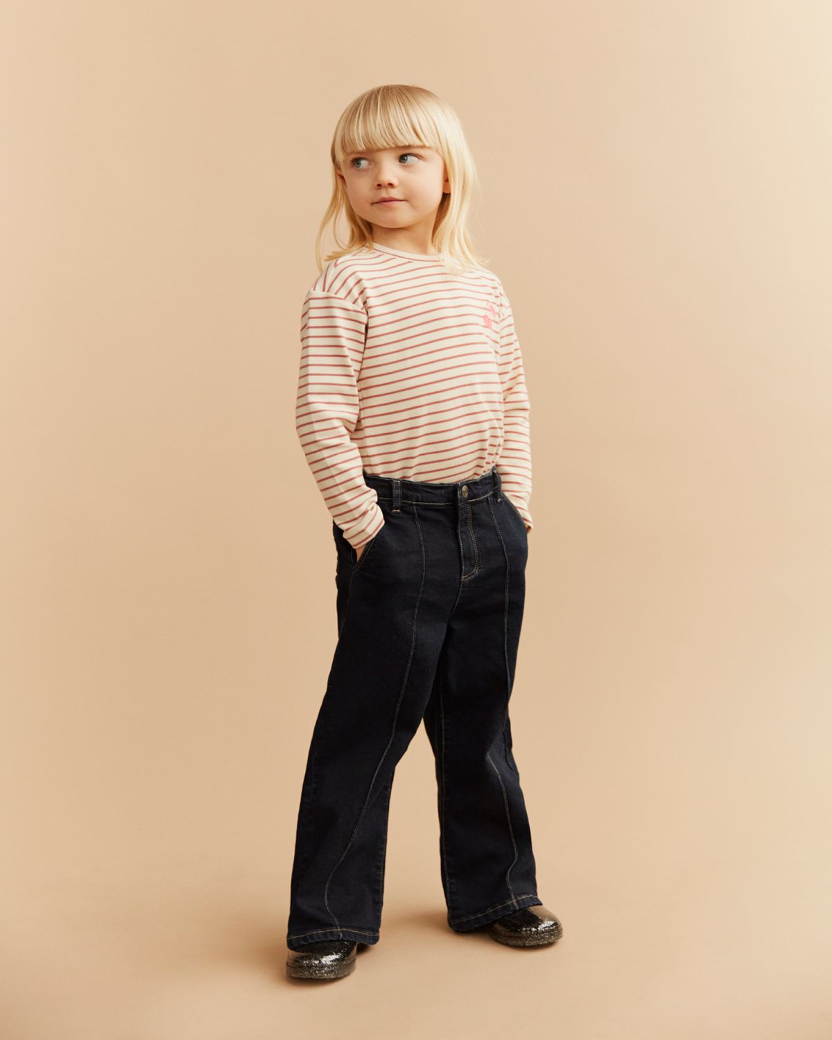 Sofie Schnoor KIDS CARISK TROUSERS Trousers 5090 Dark denim blue