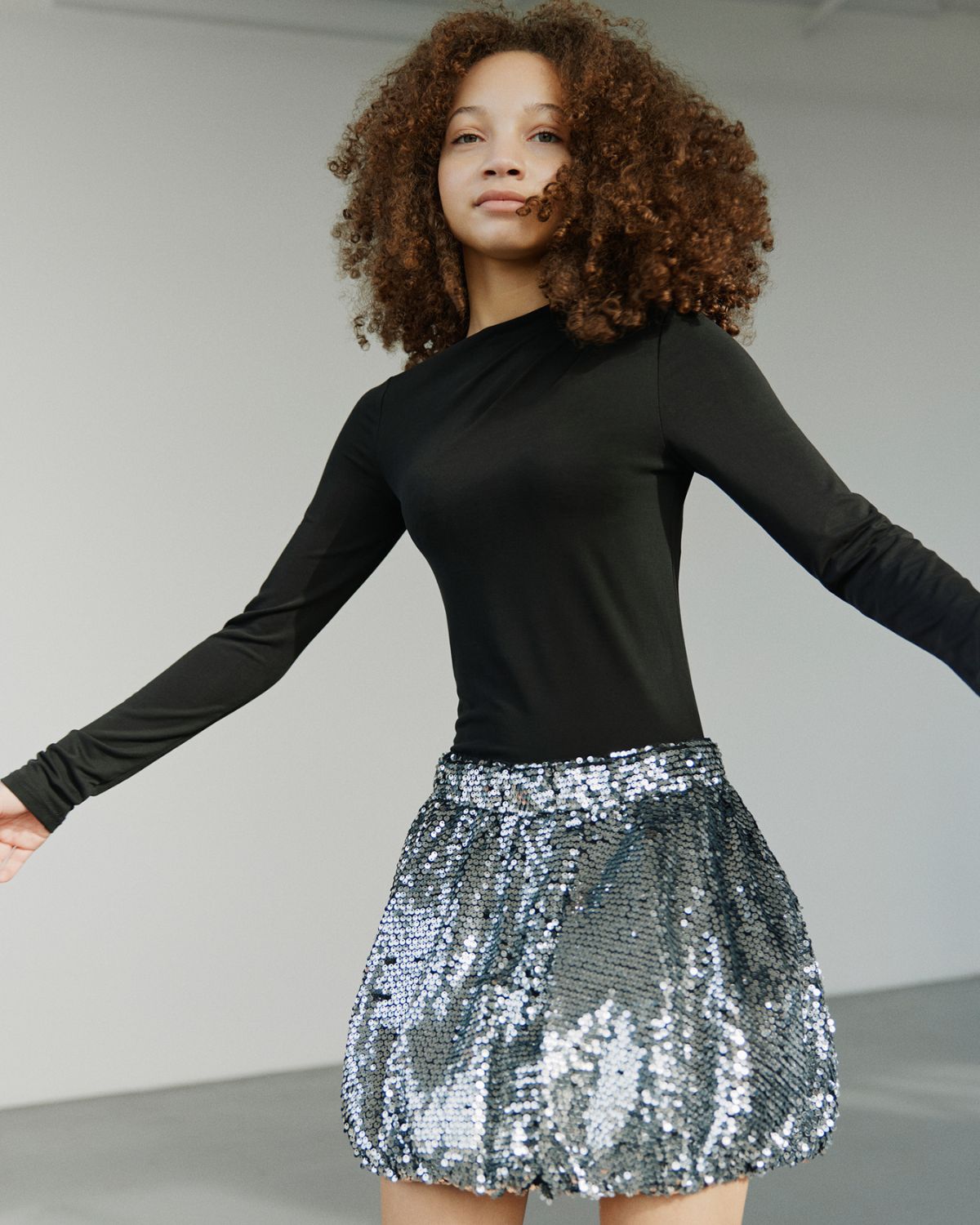 Sofie Schnoor YOUNG CARISY NEDERDEL Nederdel 8037 Silver