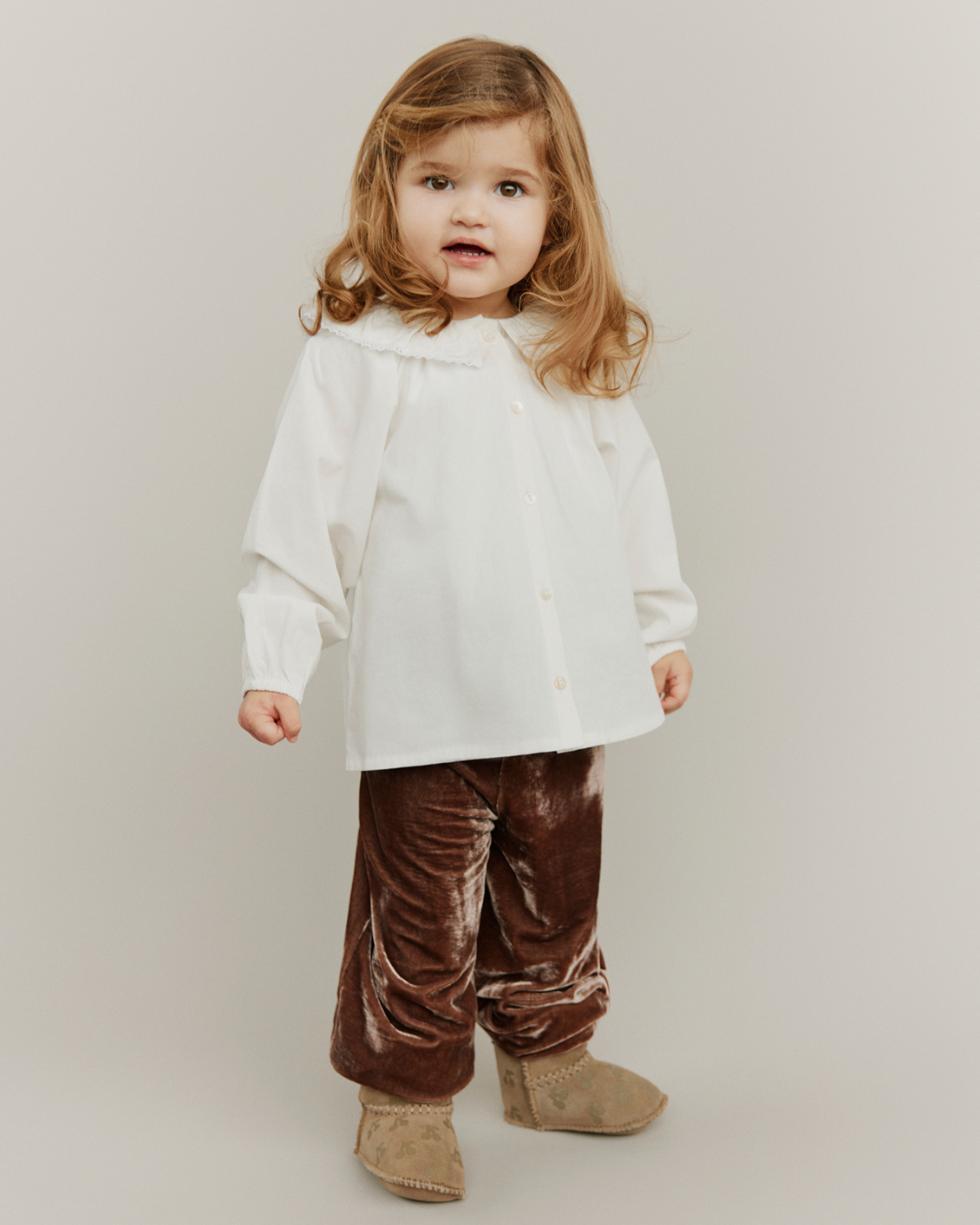 Sofie Schnoor KIDS CARLINASB TROUSERS Trousers 7149 Soft Brown