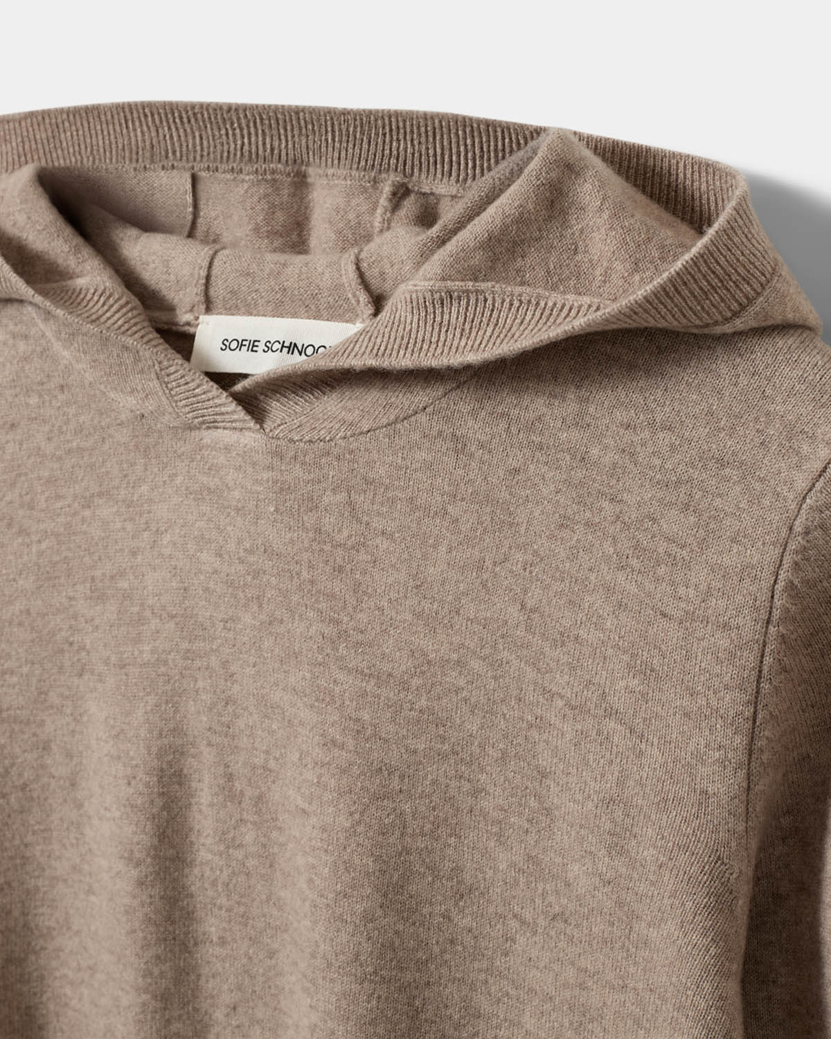 Sofie Schnoor WOMEN CASSIESW KNIT HOODIE Hættetrøje 7071 Brown melange