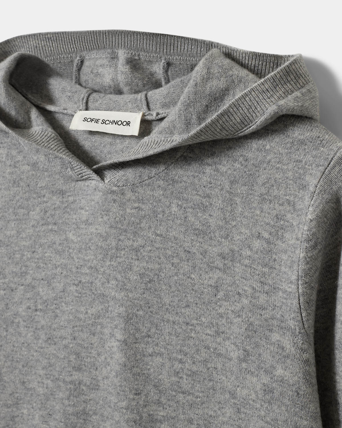 Sofie Schnoor WOMEN CASSIESW KNIT HOODIE Hættetrøje 8000 Grey Melange