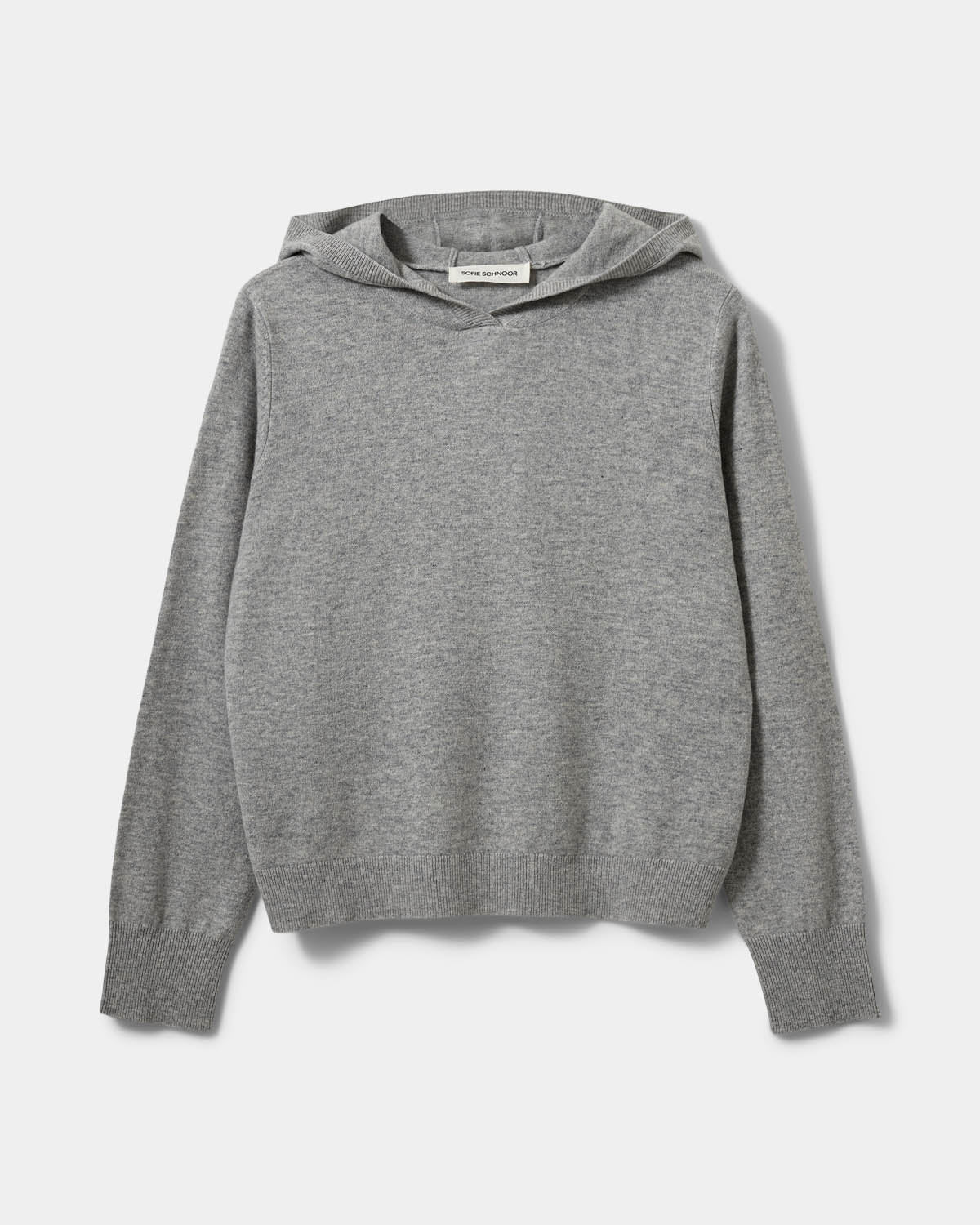 Sofie Schnoor WOMEN CASSIESW KNIT HOODIE Hættetrøje 8000 Grey Melange