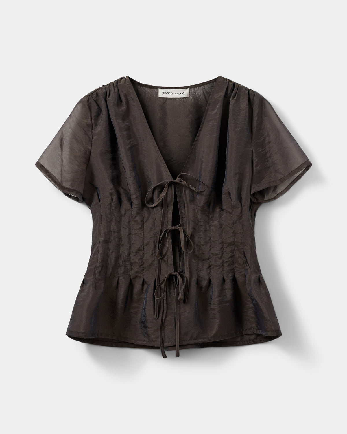 Sofie Schnoor WOMEN CENIASW SKJORTE Skjorte 7025 Dark brown