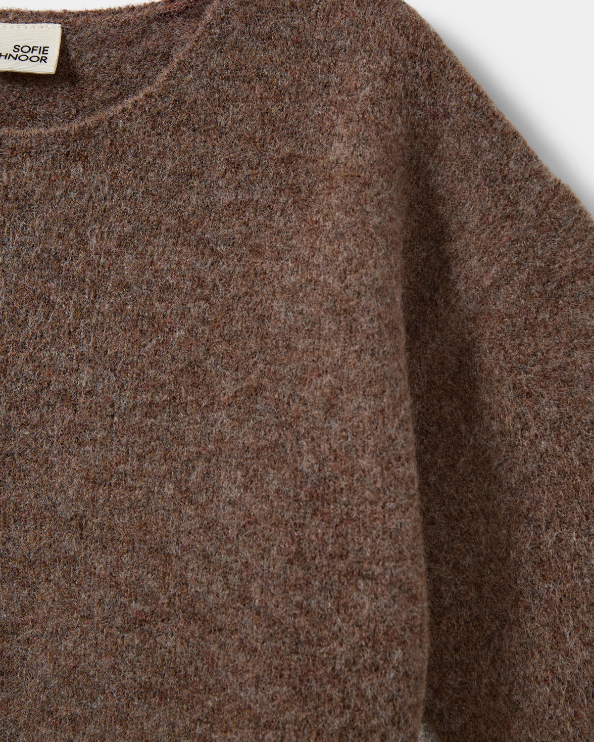 Sofie Schnoor YOUNG CERINSY BLUSE Strik 7071 Brown melange