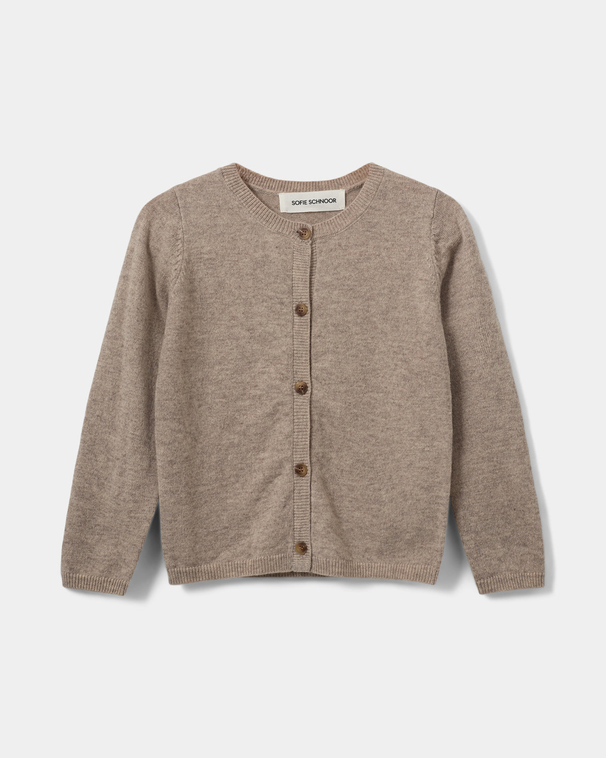 Sofie Schnoor KIDS CISSESB CARDIGAN Cardigan 7071 Brown melange