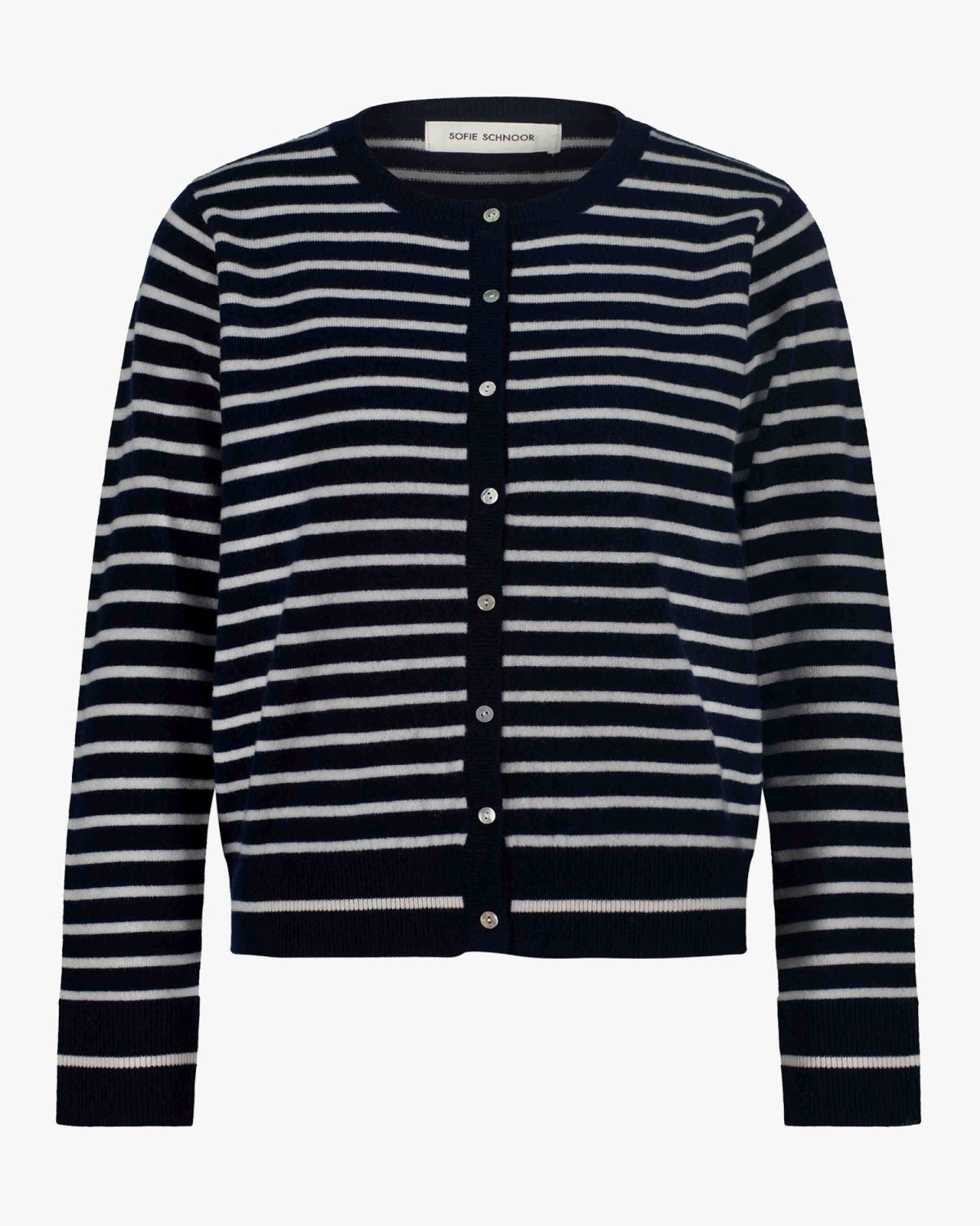 Sofie Schnoor WOMEN CISSESW STRIPE CARDIGAN Cardigan 5093 Dark Blue striped