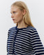 CISSESW STRIPE CARDIGAN - Dark Blue striped