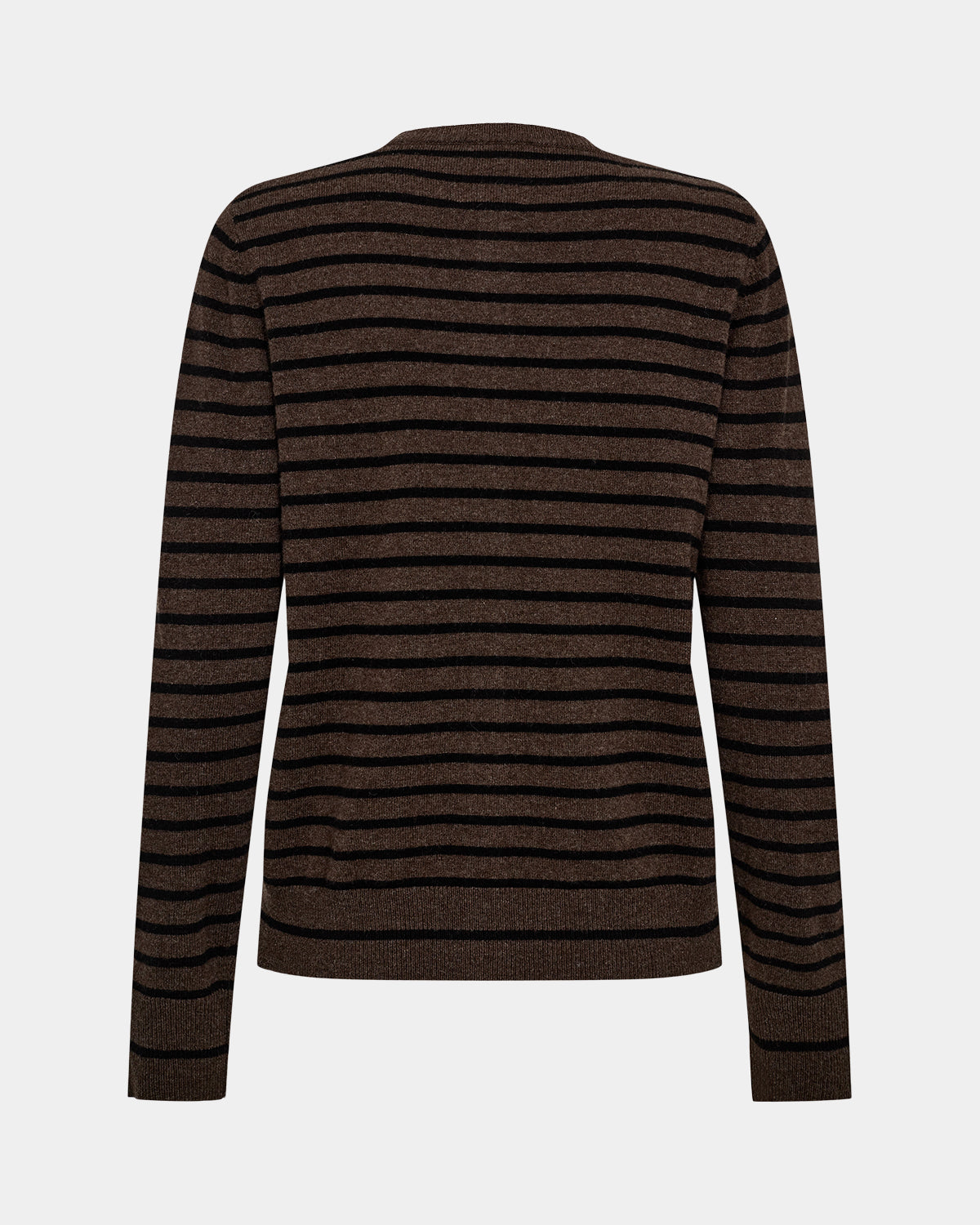 Sofie Schnoor WOMEN CISSESW STRIPE CARDIGAN Cardigan 7141 Dark Brown Black striped