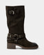 CLARISSASW BOOT - Dark brown