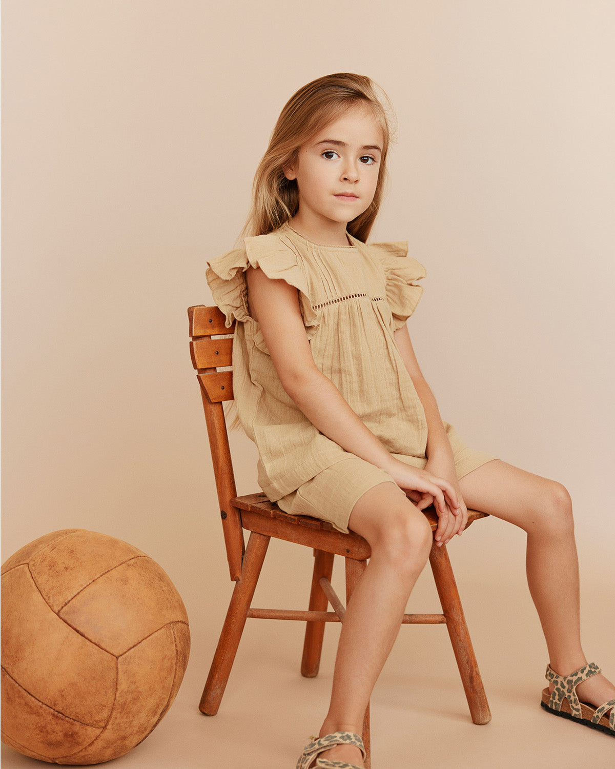 Sofie Schnoor KIDS CORETTESK SHIRT Shirt 7149 Soft Brown