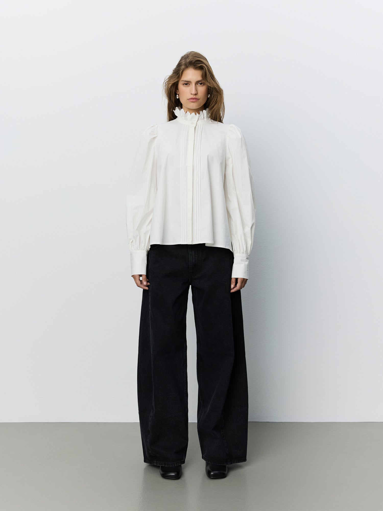 Sofie Schnoor WOMEN CYLIASW BRODERET SKJORTE Bluse 0101 Off white