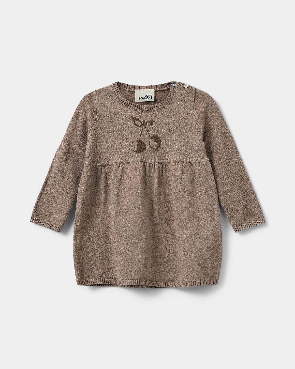 Sofie Schnoor KIDS DAGNYSB KJOLE Kjole 7071 Brown melange