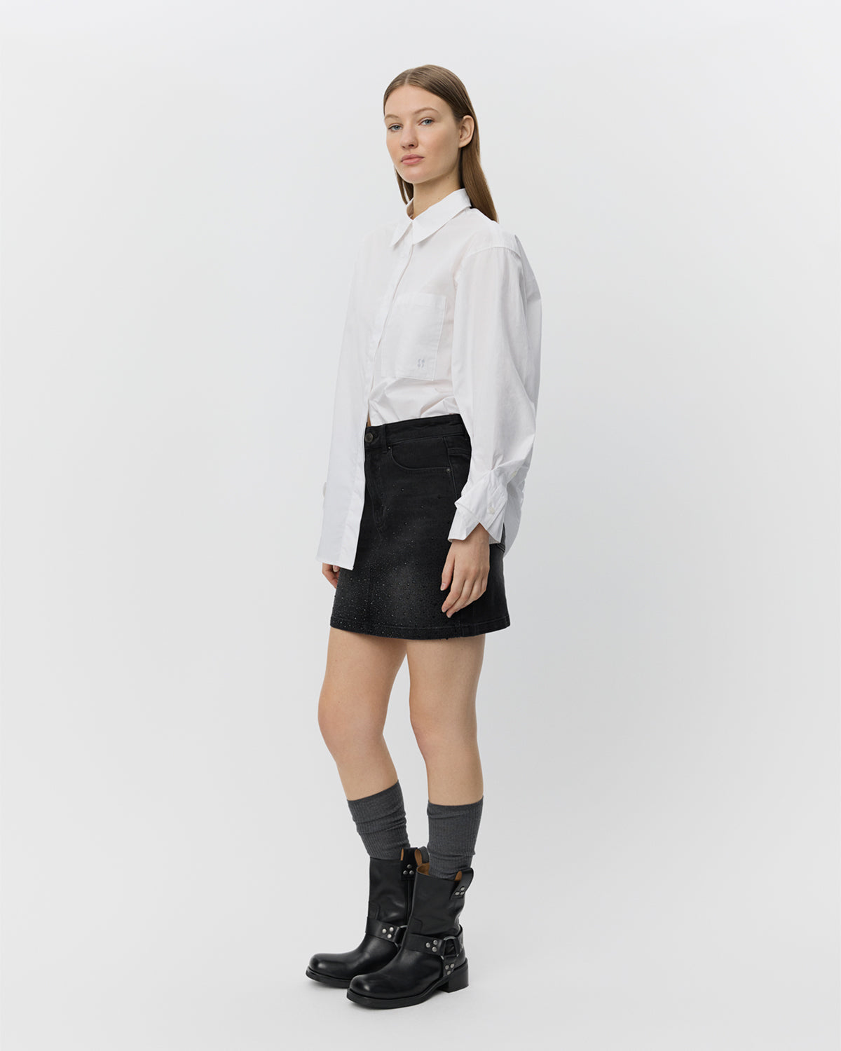 Sofie Schnoor WOMEN DANDYSW SKIRT Skirt 1015 Washed black