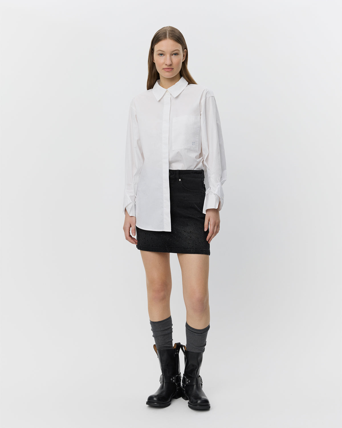Sofie Schnoor WOMEN DANDYSW SKIRT Skirt 1015 Washed black