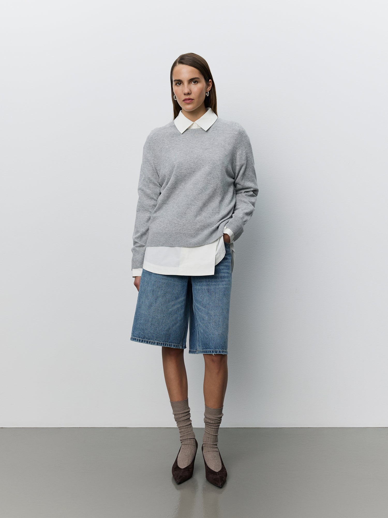 Sofie Schnoor WOMEN DELIASW STRIK Strik 8010 Grey melange