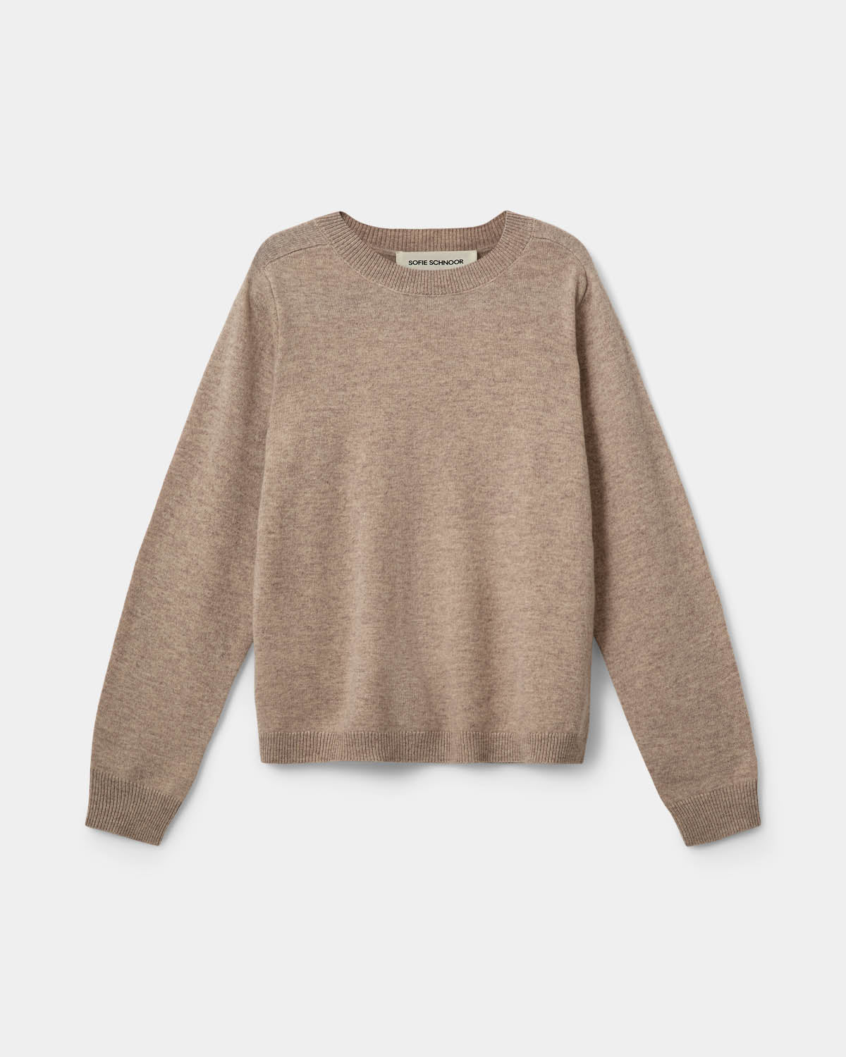 Sofie Schnoor YOUNG DELIASY STRIK Sweater 7071 Brown melange