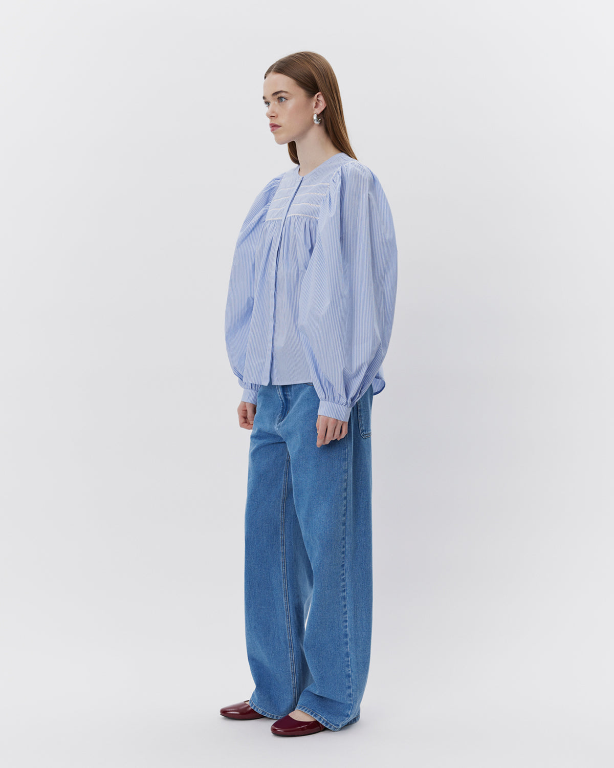 Sofie Schnoor WOMEN DELILAHSW SKJORTE Skjorte 5092 Blue striped