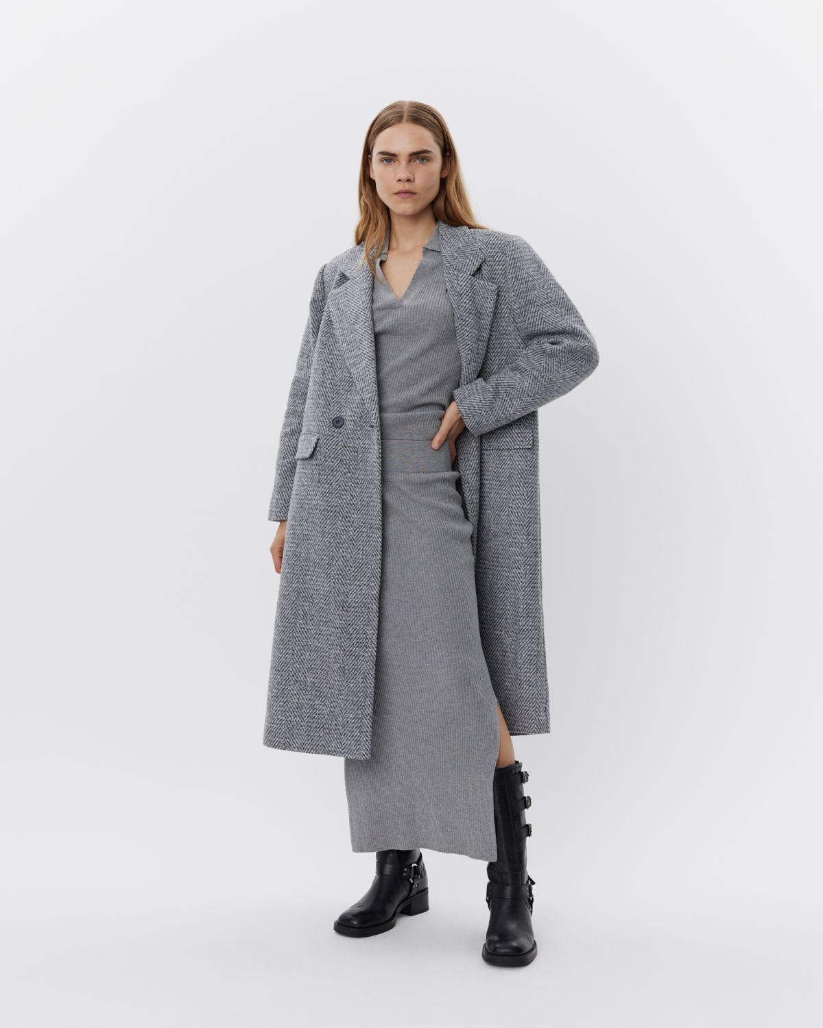 Sofie Schnoor WOMEN DIDOSW COAT Coat 8006 Grey