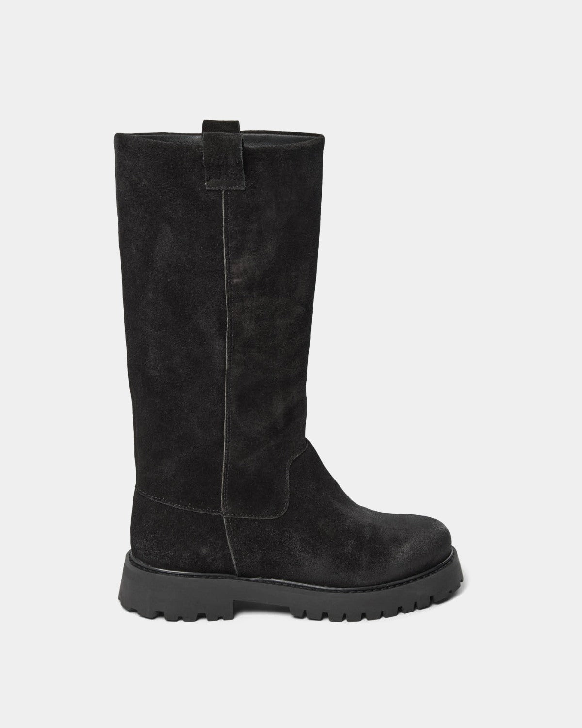 Sofie Schnoor WOMEN DITTESW LANG RUSKINDSSTØVLE Støvle 1000 Black