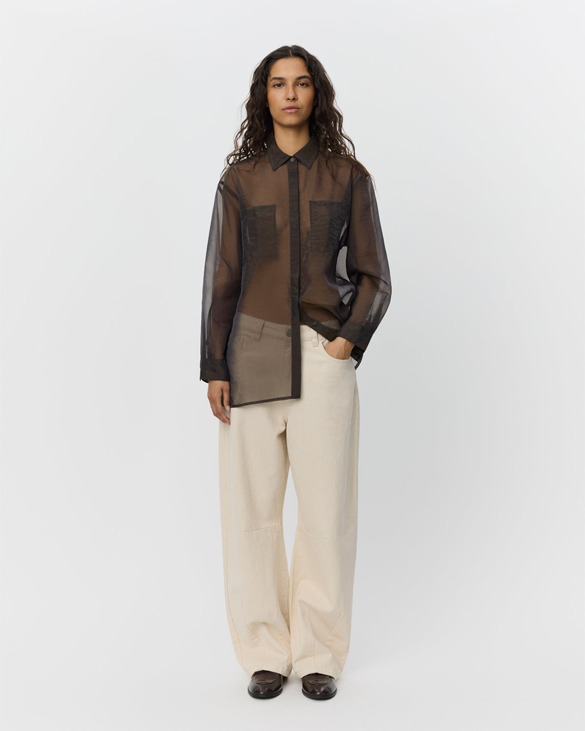 Sofie Schnoor WOMEN DONNASW SHIRT Shirt 7025 Dark brown