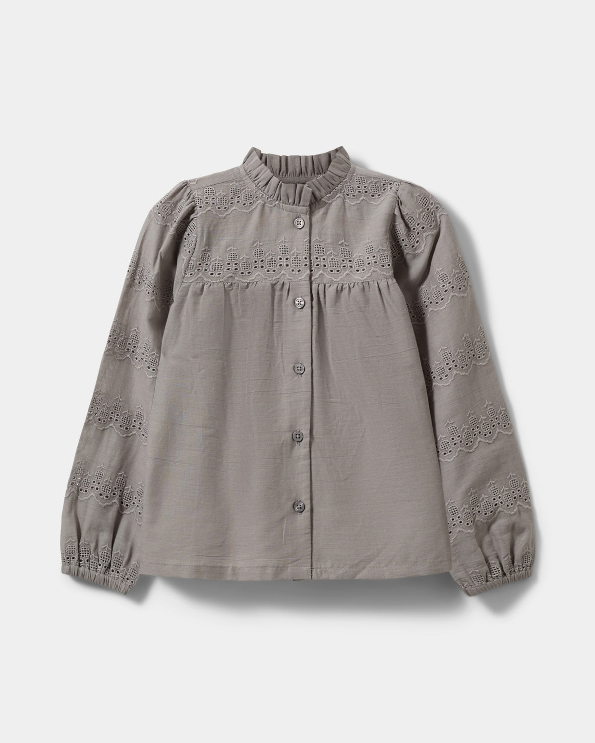 Sofie Schnoor KIDS DagmarKB Skjorte Skjorte 8052 Stone Grey