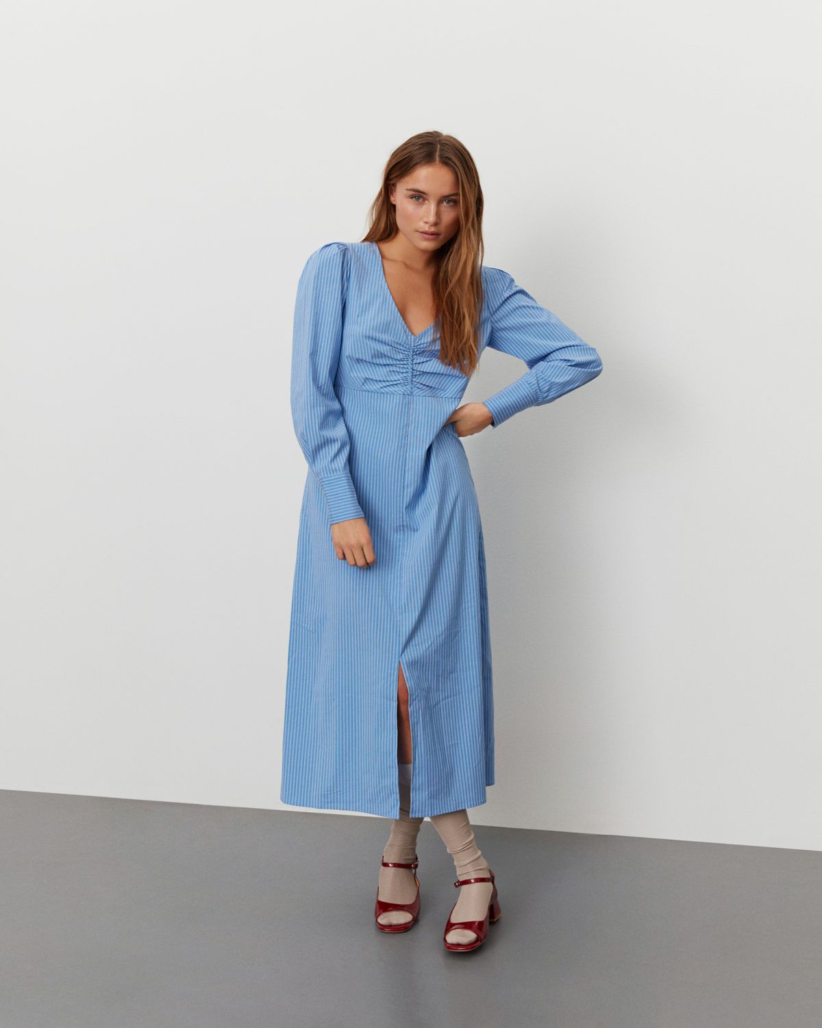 Sofie Schnoor WOMEN DeenaSW Kjole Kjole 5092 Blue striped