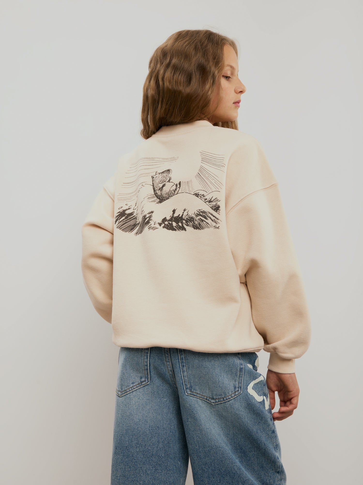 Sofie Schnoor YOUNG ELINSY SWEATSHIRT Sweatshirt 7146 Fog